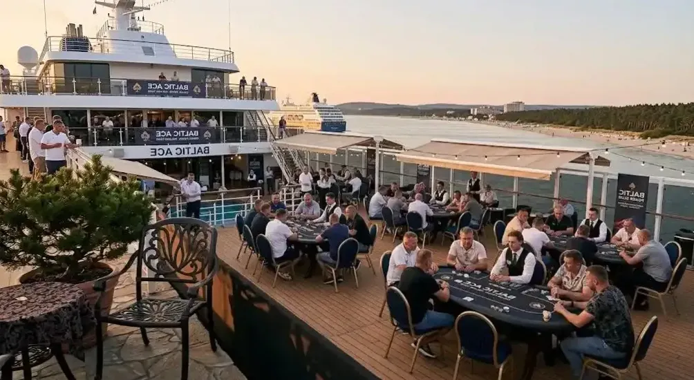 Krupier rozdający karty