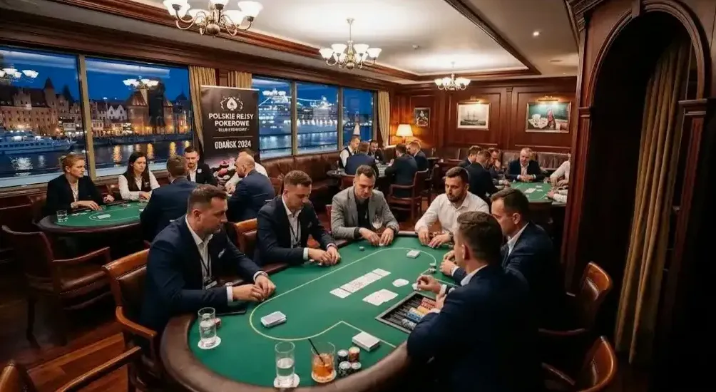 Czarter pokerowy VIP — stół pokerowy